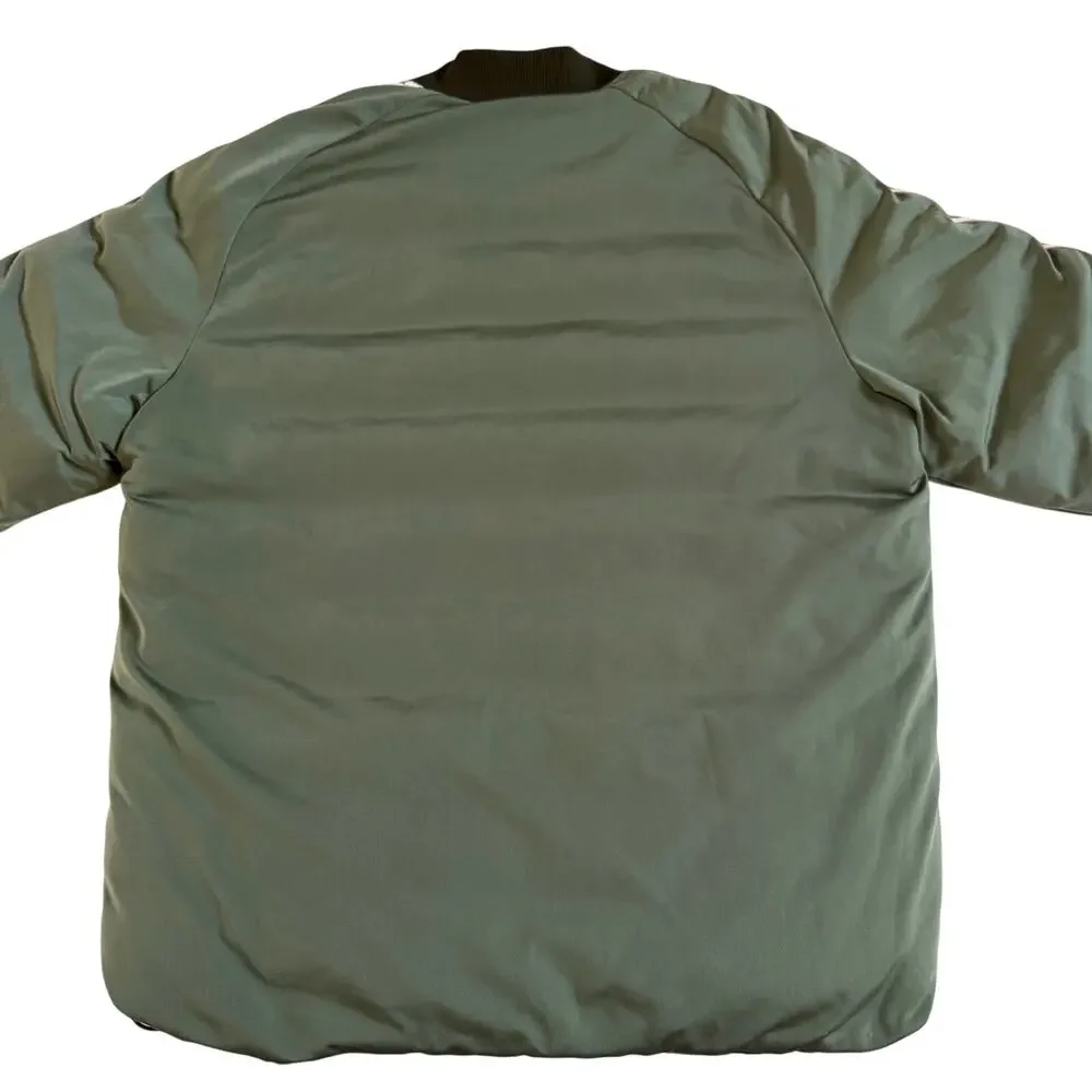 Adidas Originals SST Superstar Reversible Winter Jacket Coat Olive Green Large